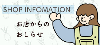 お店からのお知らせ
