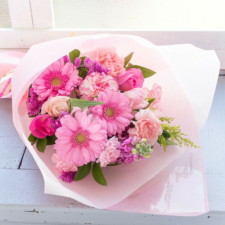 ピック付き季節のおまかせアレンジ 誕生日 アレンジメント プレゼント