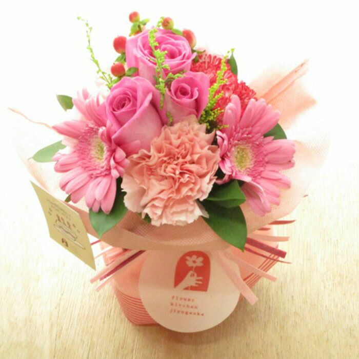 旬のスタンディングブーケ 誕生日 花束 プレゼント FKAA | Flower