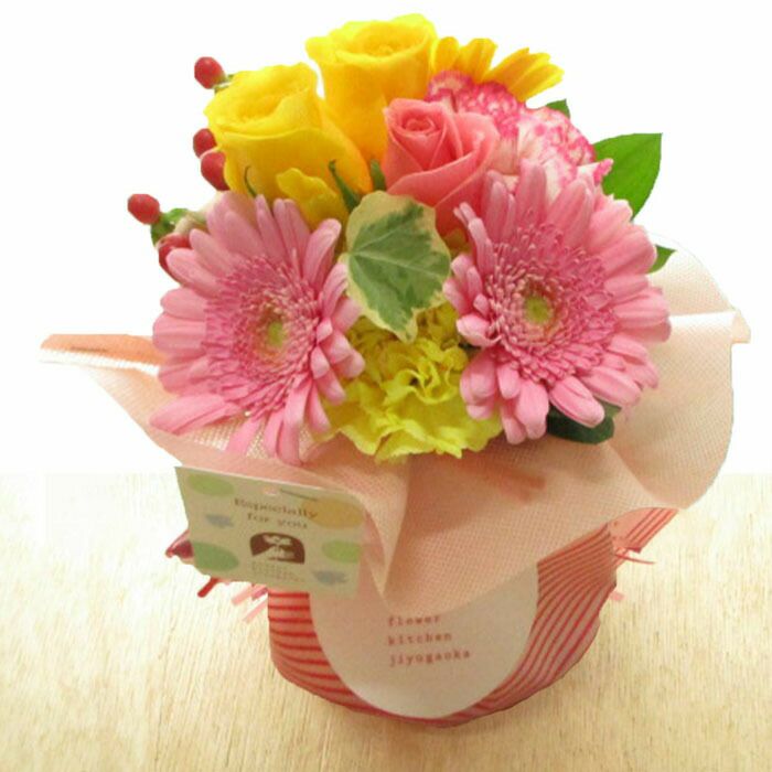 旬のスタンディングブーケ 誕生日 花束 プレゼント FKAA | Flower