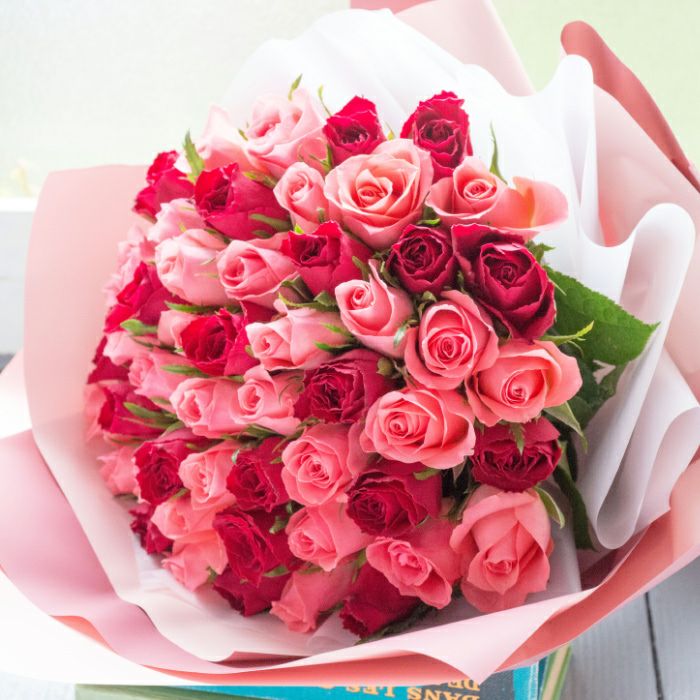 50本バラの花束 誕生日 プレゼント