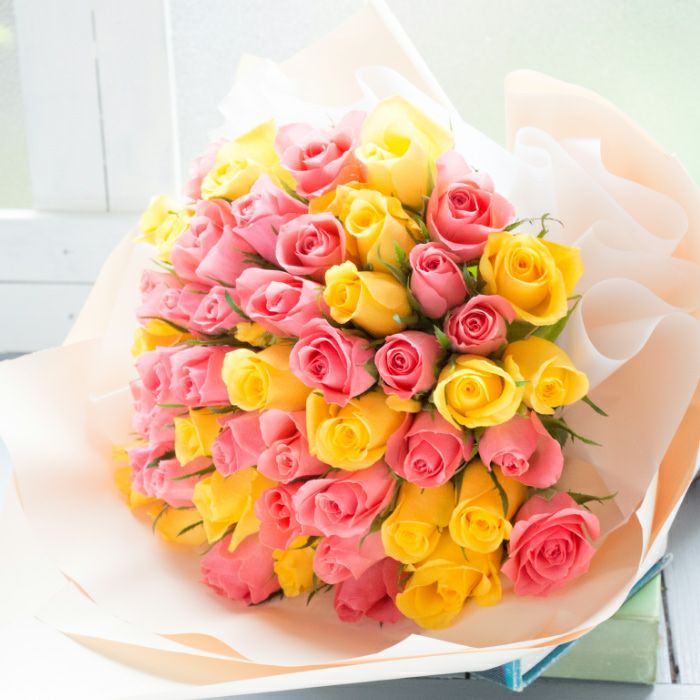 50本バラの花束 誕生日 プレゼント FKAA | Flower Kitchen JIYUGAOKA