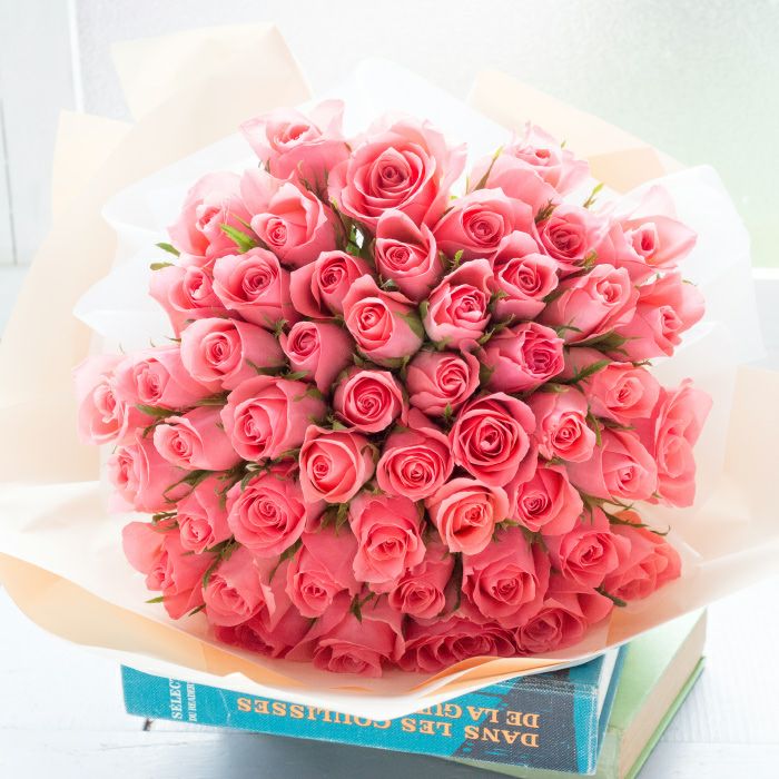50本バラの花束 誕生日 プレゼント FKAA | Flower Kitchen JIYUGAOKA