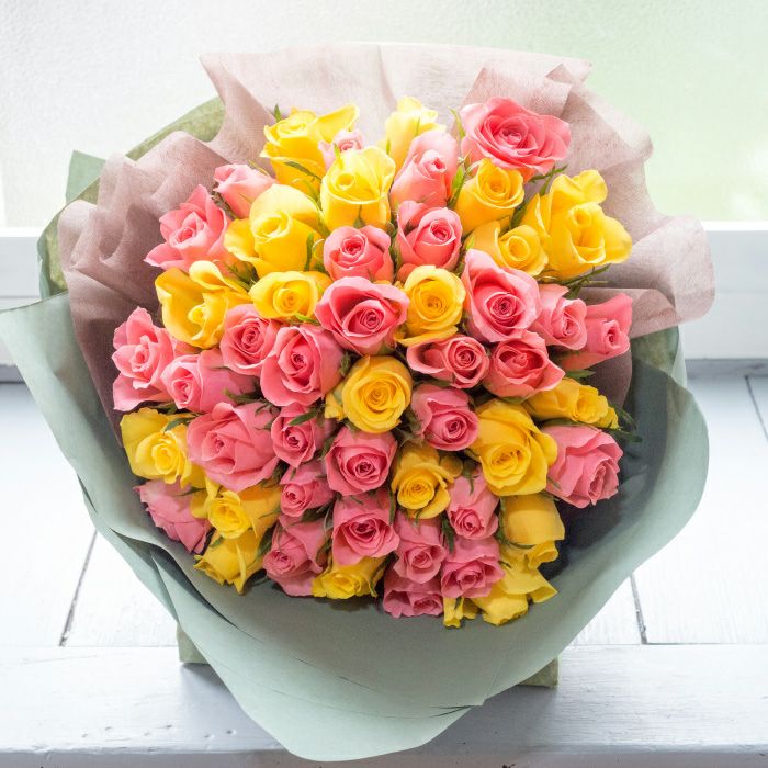 50本バラの花束 誕生日 プレゼント