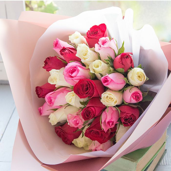 造花 花束 30本バラの花束 誕生日 プレゼント FKAA 中目黒出荷 | Flower Kitchen