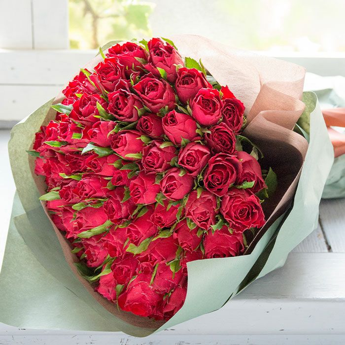 60本バラの花束