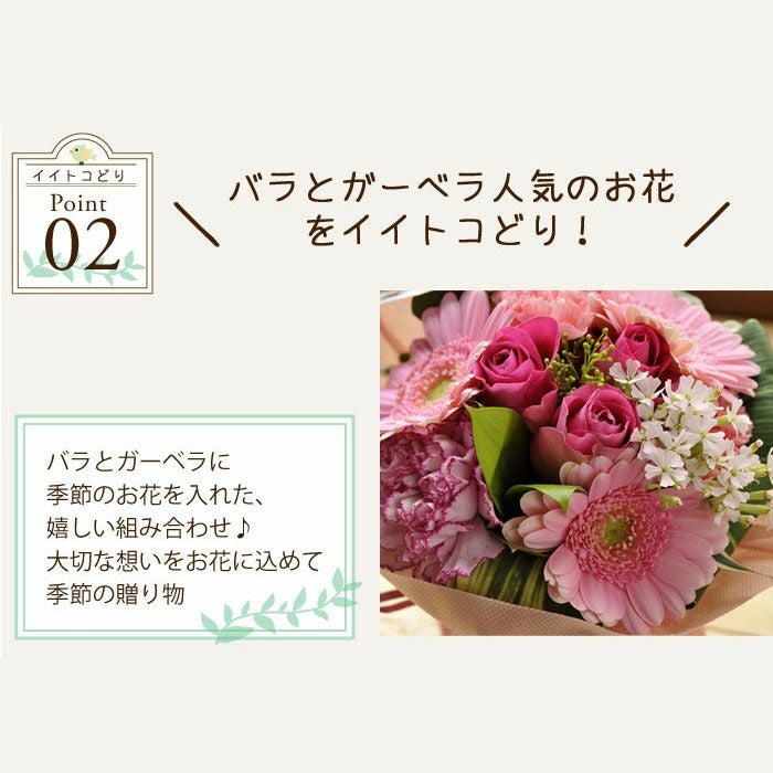 旬のスタンディングブーケと「銀座千疋屋」銀座フルーツフィナンシェ