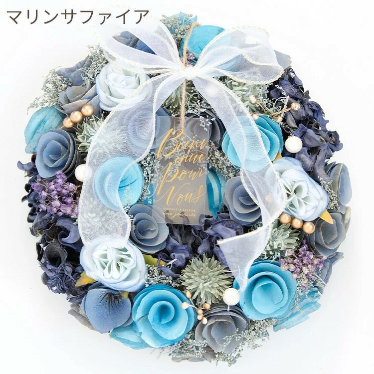 春リース Mサイズ 2026 花 玄関 FKRSL | Flower Kitchen JIYUGAOKA