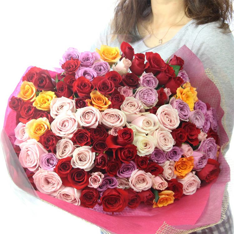 バラの花束【20本以上で本数指定承ります】　20～108本で本数を選べる プロポーズ 結婚記念日