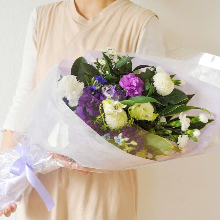 旬のおまかせお供え花　Lサイズ　花束