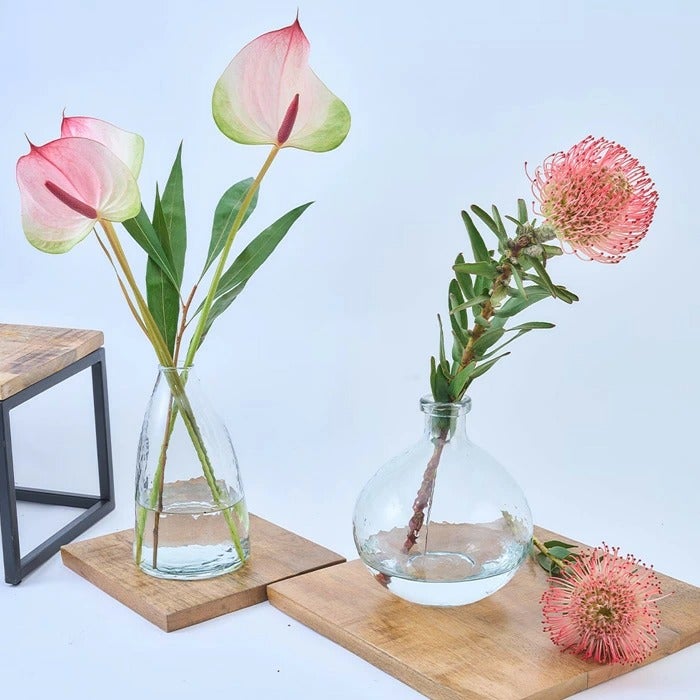ライムガラスβH20 花瓶 フラワーベース 中目黒出荷 | Flower Kitchen